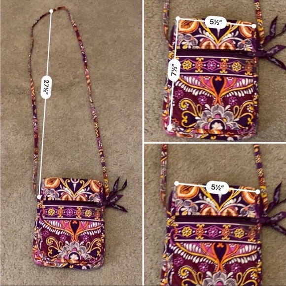 Vera Bradley crossbody quilted bag - Picture 10 of 11